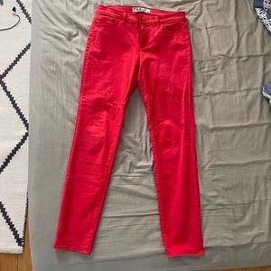 TNA Aritzia red pants